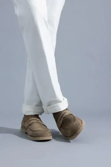 ELEVENTY Suede loafer - Camel | Thumbnail 4