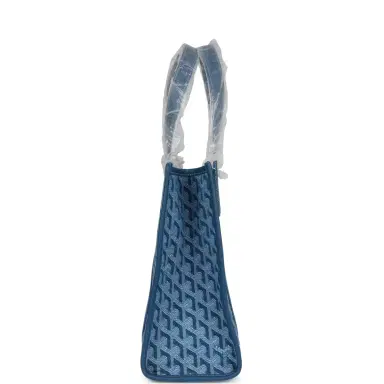 goyard Goyard Goyardine Jacquard Ocean Blue Villette PM Bag | Thumbnail 3 goyard Goyard Goyardine Jacquard Ocean Blue Villette PM Bag | Thumbnail 3