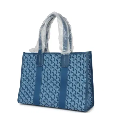 goyard Goyard Goyardine Jacquard Ocean Blue Villette PM Bag | Thumbnail 5 goyard Goyard Goyardine Jacquard Ocean Blue Villette PM Bag | Thumbnail 5