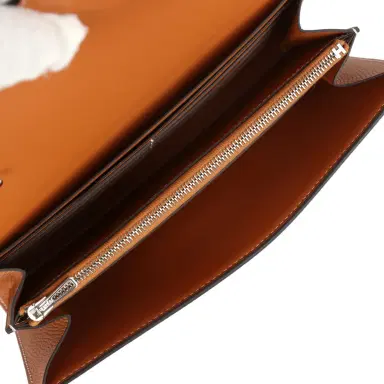 HERMÈS Hermes Constance To Go Wallet Toffee Epsom Palladium Hardware | Thumbnail 8