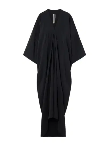 Rick Owens Tommykite Asymmetric Draped Crepe Gown | Thumbnail 1