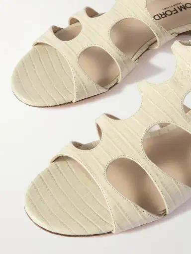 Tom Ford Croc-effect Leather Sandals | Thumbnail 4
