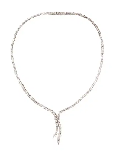 Suzanne Kalan Bolero 18-karat White Gold Diamond Necklace | Thumbnail 1 Suzanne Kalan Bolero 18-karat White Gold Diamond Necklace | Thumbnail 1
