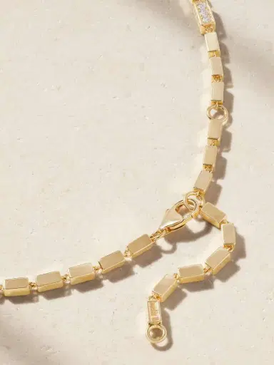 Suzanne Kalan 18-karat Gold Diamond Necklace | Thumbnail 3 Suzanne Kalan 18-karat Gold Diamond Necklace | Thumbnail 3