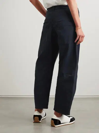 Nili Lotan Emerson Cotton-blend Twill Tapered Pants | Thumbnail 4 Nili Lotan Emerson Cotton-blend Twill Tapered Pants | Thumbnail 4