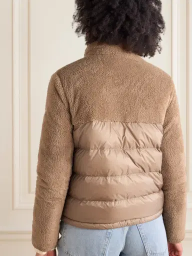 Moncler Polignac Fleece And Quilted Shell Down Jacket | Thumbnail 4 Moncler Polignac Fleece And Quilted Shell Down Jacket | Thumbnail 4