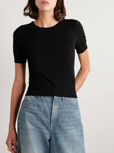 Nili Lotan Leilani Slim-fit Merino Wool Top | Thumbnail 3