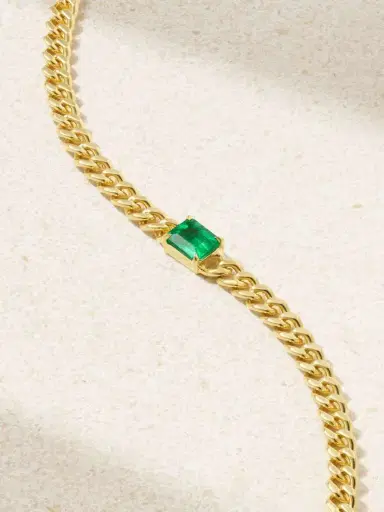 Anita Ko 18-karat Gold Emerald Bracelet | Thumbnail 3