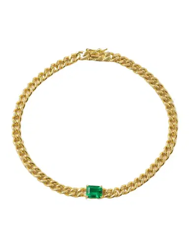 Anita Ko 18-karat Gold Emerald Bracelet | Thumbnail 1