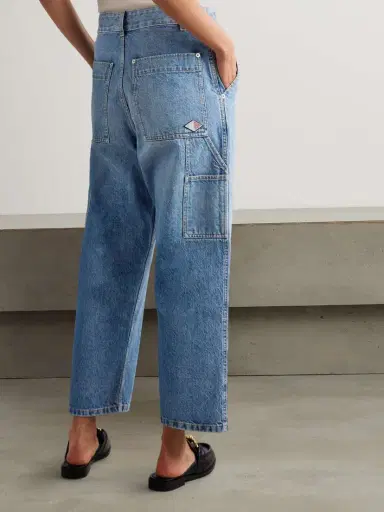 Bottega Veneta Cropped High-rise Straight-leg Jeans | Thumbnail 4