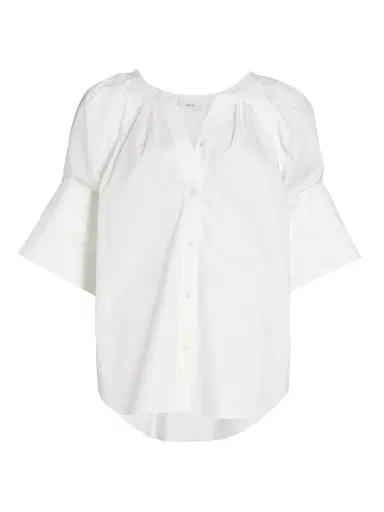 A.L.C. Women's Chloe Oversized Top - White | Thumbnail 7