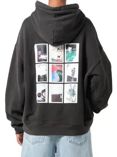 Agolde Men's X RSVP Gallery Easton Polaroid Print Hoodie - Multiple Print | Thumbnail 5