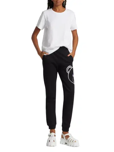 Bombas Women's Cotton Crewneck Split-Hem T-Shirt - White | Thumbnail 1