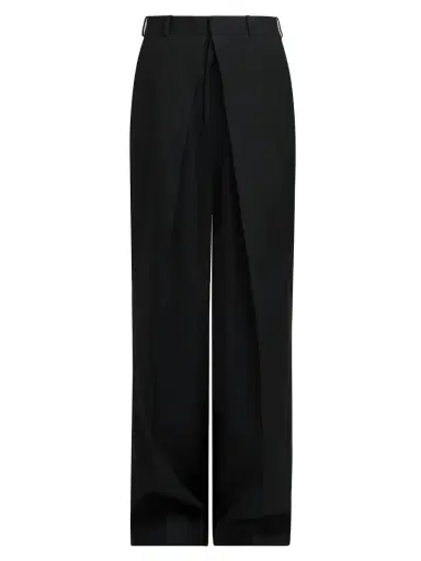 Alexander McQueen Men's Formal Deep Pleated Trousers - Black | Thumbnail 6
