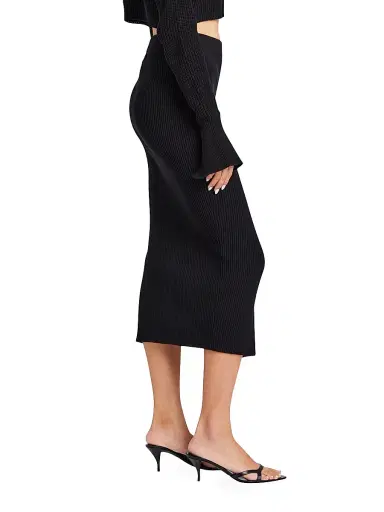 SEROYA Women's Nicolette Skirt - Black | Thumbnail 3