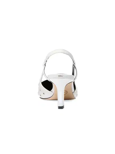 MICHAEL Michael Kors Women's Alora Grommet Slingback Pumps - Optic White | Thumbnail 3