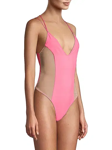 Kiki de Montparnasse Women's Le Shock Bodysuit - Hot Pink | Thumbnail 4