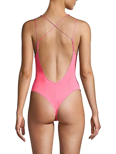 Kiki de Montparnasse Women's Le Shock Bodysuit - Hot Pink | Thumbnail 5