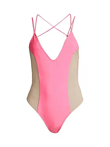 Kiki de Montparnasse Women's Le Shock Bodysuit - Hot Pink | Thumbnail 1