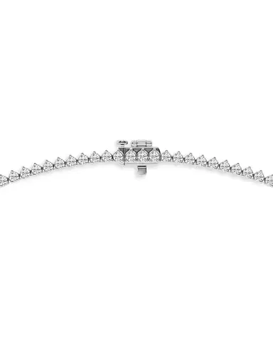 Saks Fifth Avenue Collection Women's 14K White Gold & Natural Diamond Riviera Necklace/5.00-15.00 TCW - 15 Tcw | Thumbnail 3