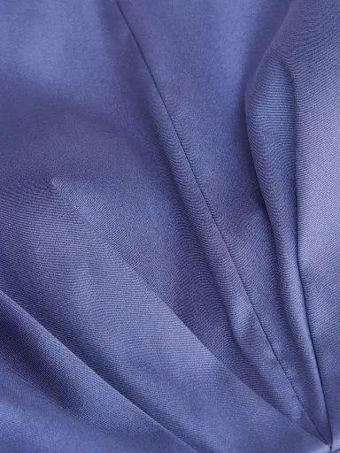 Kay Unger Women's Chiara Satin Cocktail Dress - Indigo | Thumbnail 6