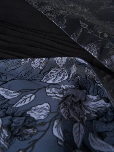 Kay Unger Women's Lottie Floral Cocktail Dress - Dark Midnight | Thumbnail 6
