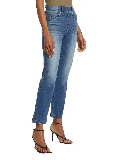 Spanx Women's Straight-Leg Ankle Jeans | Thumbnail 4 Spanx Women's Straight-Leg Ankle Jeans | Thumbnail 4
