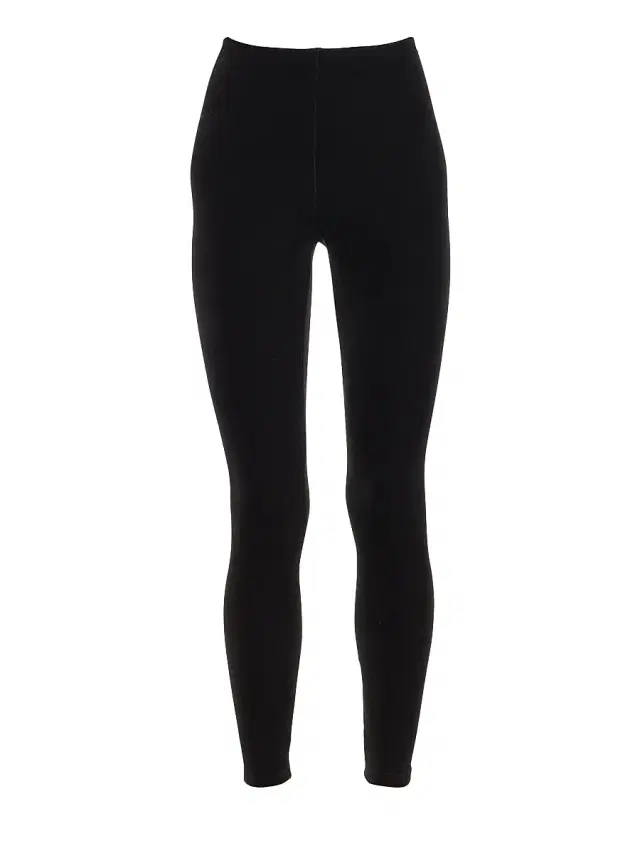 Women's Classic Velvet Leggings - Black