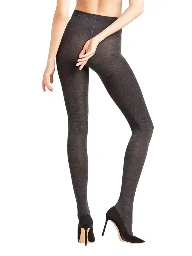 Falke Women's Wool-Blend Tights - Anthracite | Thumbnail 3 Falke Women's Wool-Blend Tights - Anthracite | Thumbnail 3