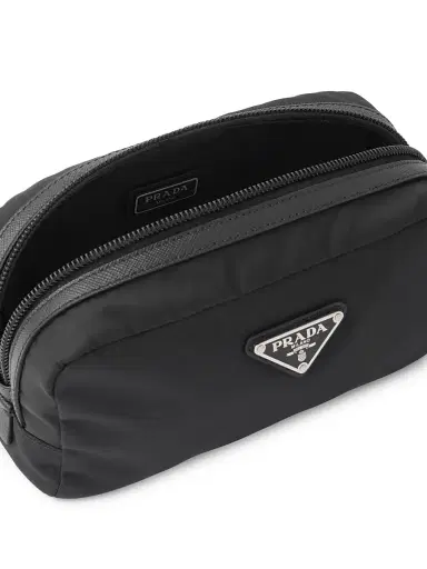 Prada Re-Nylon and Saffiano Necessaire - Black | Thumbnail 4