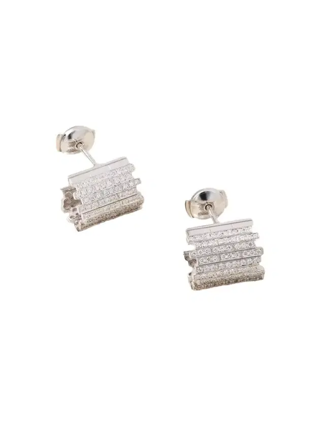 18-karat White Gold Diamond Earrings