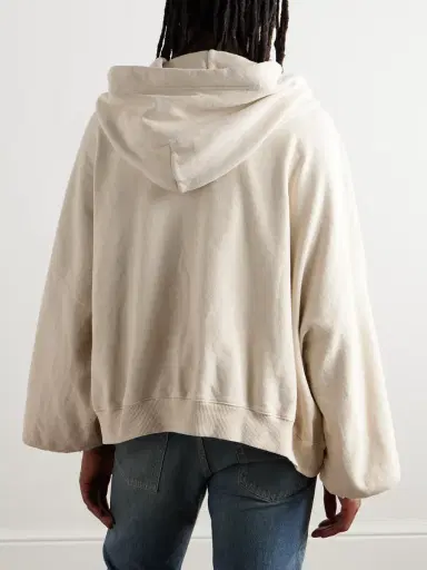 KAPITAL Logo-Embroidered Cotton-Jersey Hoodie - Men | Thumbnail 3