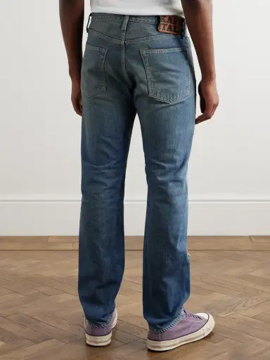 KAPITAL Monkey CISCO Speakeasy Slim-Fit Distressed Denim Jeans - Men | Thumbnail 4 KAPITAL Monkey CISCO Speakeasy Slim-Fit Distressed Denim Jeans - Men | Thumbnail 4