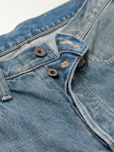 KAPITAL Monkey CISCO Speakeasy Slim-Fit Distressed Denim Jeans - Men | Thumbnail 6 KAPITAL Monkey CISCO Speakeasy Slim-Fit Distressed Denim Jeans - Men | Thumbnail 6
