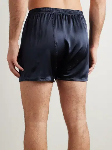Derek Rose Bailey Silk-Satin Boxer Shorts - Men | Thumbnail 3