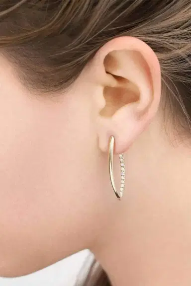 Melissa Kaye Cristina Medium Diamond Earrings - Yellow | Thumbnail 2 Melissa Kaye Cristina Medium Diamond Earrings - Yellow | Thumbnail 2