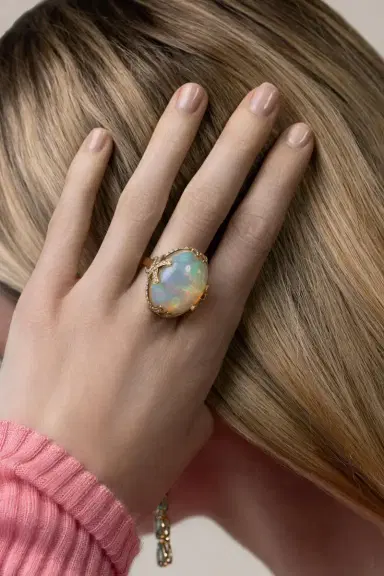 GOSHWARA Opal Diamond G-One Ring | Thumbnail 2