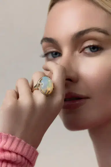 GOSHWARA Opal Diamond G-One Ring | Thumbnail 3