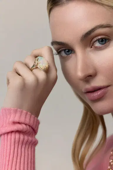 GOSHWARA Opal Diamond G-One Ring | Thumbnail 1