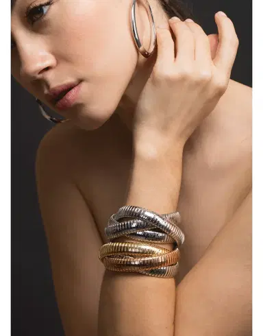 SIDNEY GARBER Tri-Color Rolling Bracelet - 16.5cm | Thumbnail 4