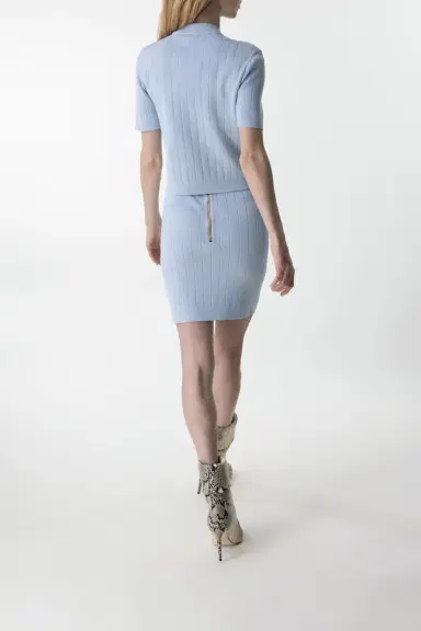 Balmain Two Pocket Button Skirt | Thumbnail 4