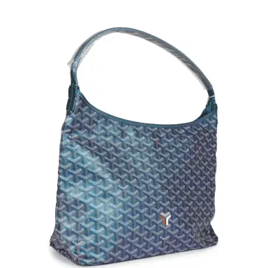 Goyard Goyard Goyardine Pearly Blue Boheme PM Hobo Bag Palladium Hardware | Thumbnail 2