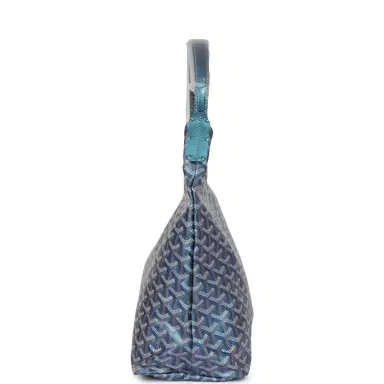 Goyard Goyard Goyardine Pearly Blue Boheme PM Hobo Bag Palladium Hardware | Thumbnail 4