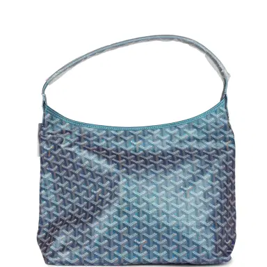 Goyard Goyard Goyardine Pearly Blue Boheme PM Hobo Bag Palladium Hardware | Thumbnail 5