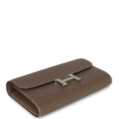 HERMÈS Hermes Constance Wallet To Go Etoupe Evercolor Palladium Hardware | Thumbnail 6 HERMÈS Hermes Constance Wallet To Go Etoupe Evercolor Palladium Hardware | Thumbnail 6
