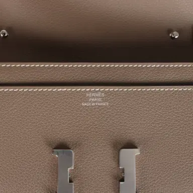 HERMÈS Hermes Constance Wallet To Go Etoupe Evercolor Palladium Hardware | Thumbnail 7 HERMÈS Hermes Constance Wallet To Go Etoupe Evercolor Palladium Hardware | Thumbnail 7