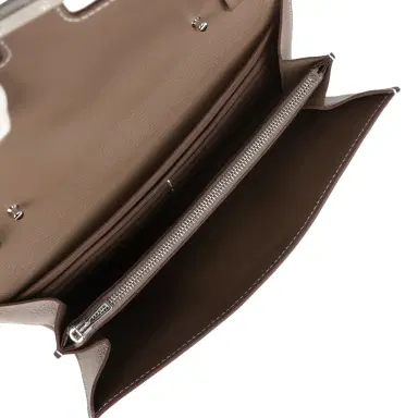 HERMÈS Hermes Constance Wallet To Go Etoupe Evercolor Palladium Hardware | Thumbnail 8 HERMÈS Hermes Constance Wallet To Go Etoupe Evercolor Palladium Hardware | Thumbnail 8