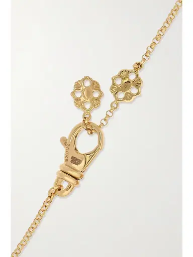 Buccellati Opera Tulle 18-karat Gold And Enamel Bracelet | Thumbnail 3
