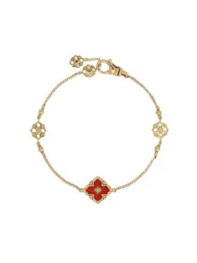 Buccellati Opera Tulle 18-karat Gold And Enamel Bracelet | Thumbnail 1