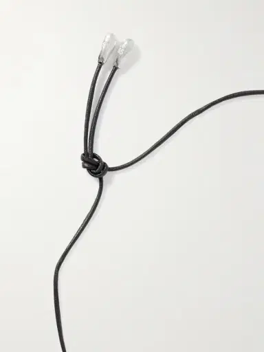 Sophie Buhai Spear Silver, Onyx And Cord Necklace | Thumbnail 3 Sophie Buhai Spear Silver, Onyx And Cord Necklace | Thumbnail 3